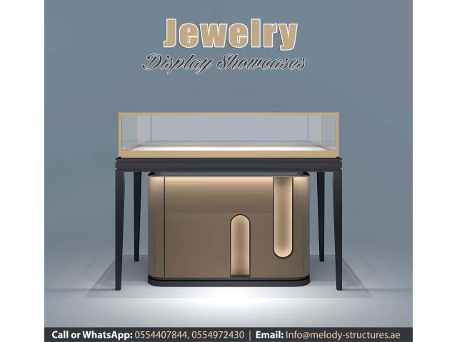 High Quality Jewelry Showcase for Event and Exhibition | Rental Showcases in UAE