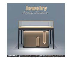 High Quality Jewelry Showcase for Event and Exhibition | Rental Showcases in UAE