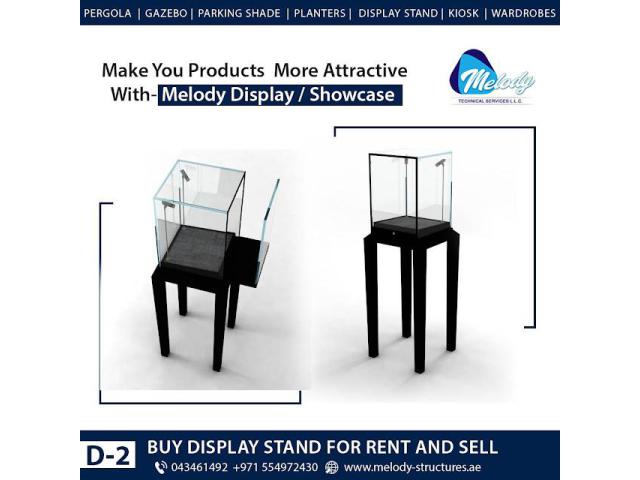 High Quality Jewelry Showcase for Event and Exhibition | Rental Showcases in UAE