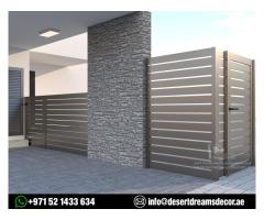Aluminum Slatted Fence and Gates in Uae | Aluminum Louver Fence Dubai.