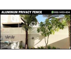 Aluminum Slatted Fence and Gates in Uae | Aluminum Louver Fence Dubai.