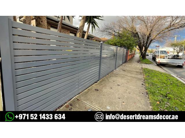 Aluminum Fence Suppliers in Abu Dhabi | Aluminum Slatted Fences Uae.