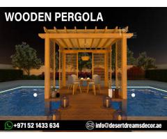 Wooden Pergola Contractor in Dubai | Hardwood Pergola | Pergola Design Uae.