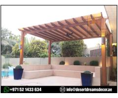 Wooden Pergola Contractor in Dubai | Hardwood Pergola | Pergola Design Uae.