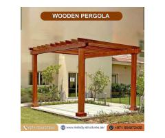 Wooden Pergola | Garden Pergola | Pergola Suppliers in UAE