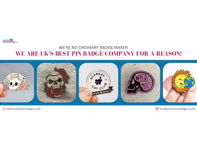 Best Printed Pin Badges Services in UK