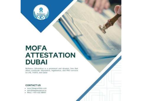 Get MOFA Attestation in Dubai