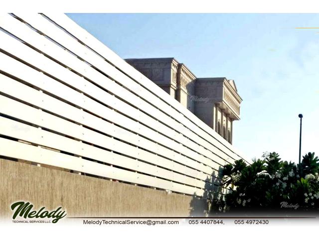Fence Manufacturer an Suppliers in UAE | Wooden Fence | Aluminum Fence
