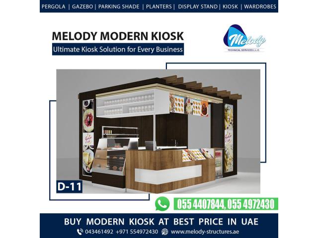 Kiosk Manufacturing in UAE | Food Kiosk | Perfume Kiosk