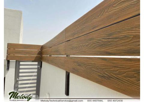 WPC Fence Suppliers in Dubai | WPC Fence in UAE