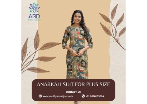 Elegant Anarkali Suit for Plus Size Women – Shop Now at ARD Collection