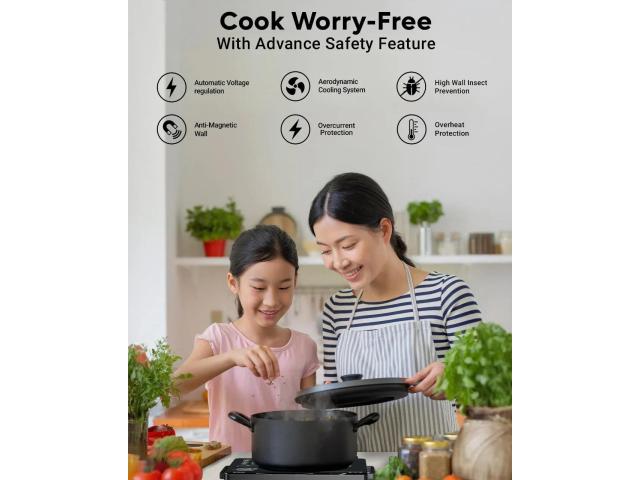 FEDUS 2200 Watts Infrared Cooktop
