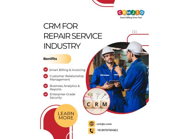 Boost Your Repair Business with CRMJIO – The Best CRM for Repair Service Industry
