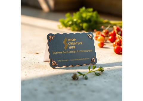 Professional Business Card Design for Restaurant – Shop Creative Hub