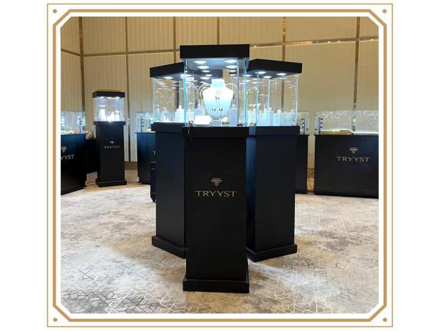 Book Jewelry Showcases for upcoming Events and Exhibitions