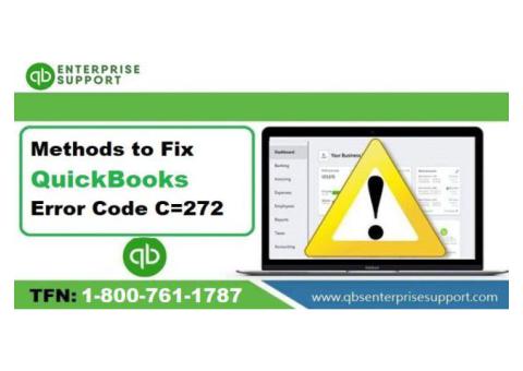 How to Rectify QuickBooks Error Code C=272?