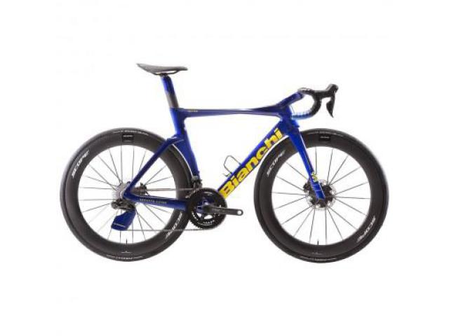 2025 Bianchi OLTRE RC Founder Edition - Blue Italia - Yellow Heritage | KINGCYCLESPORT