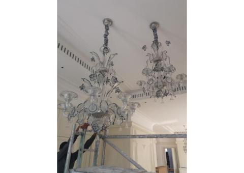 Call us 052-5868078 for Professional Chandelier Installation, Cleaning, Services