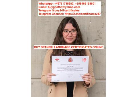 WhatsApp: +46731738682. Buy DELE, SIELE, CELI Certificates Online