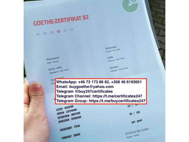 WhatsApp: +358466193601. Buy German Language Certificates Online
