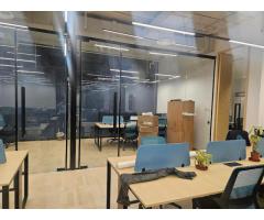 DEMOLITION GLASS PARTITION/ GYPSUM PARTITION FIT OUT 052-1190882