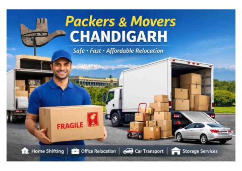 Best Packers and Movers Chandigarh – Affordable & Reliable Services
