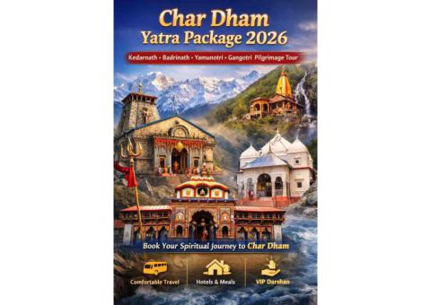 Affordable Char Dham Yatra Package – 2026 Pilgrimage Booking Open