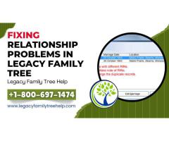 Fix Relationship Problems In Legacy Family Tree