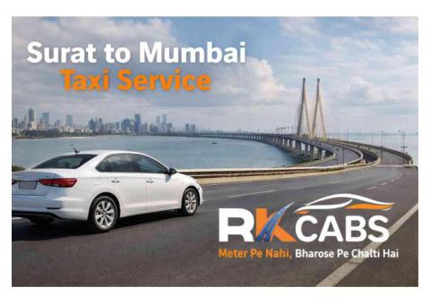 Trusted Surat to Mumbai Taxi Service Provider