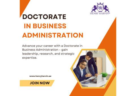Earn Your Doctorate in Business Administration (DBA)