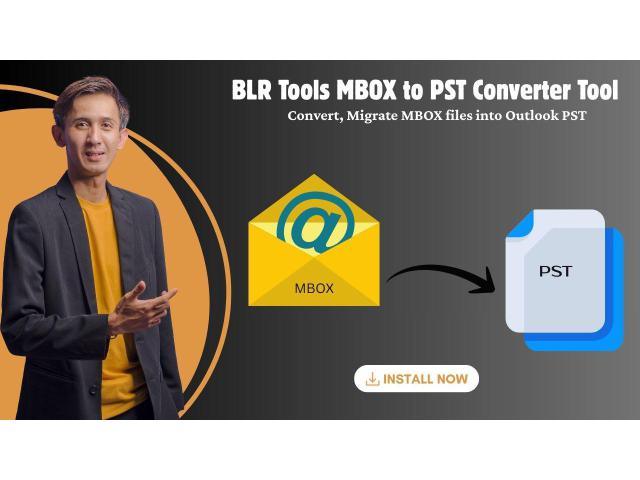 Convert MBOX to PST by BLR MBOX to PST Converter