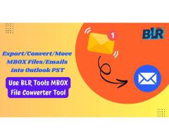 Convert MBOX to PST by BLR MBOX to PST Converter