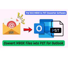 Convert MBOX to PST by BLR MBOX to PST Converter