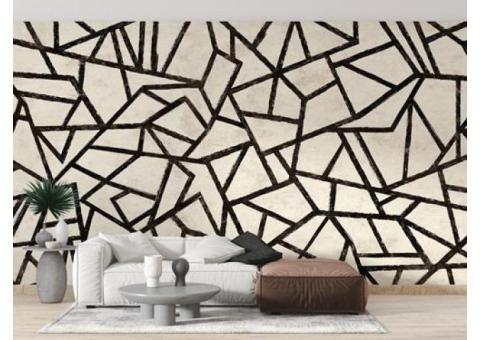 Geometric Pattern Wall Mural