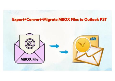 BLR MBOX Converter: Convert Multiple MBOX Files to PST