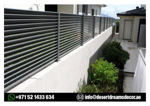 Cast Aluminum Fences Suppliers in Dubai | Aluminum Louver Fences Uae.