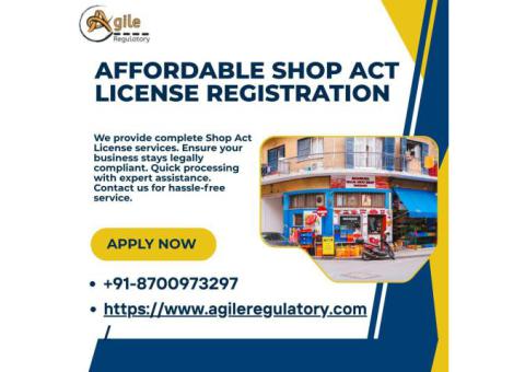Get Your Shop License in Just Few Days