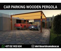 Wooden Pergola Suppliers in Dubai | Car Parking Pergola Uae.
