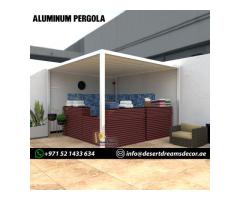 Aluminum Pergola Dubai | Design and Fabrication Aluminum Pergola in Uae.