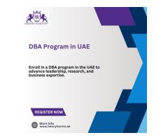 DBA Program in UAE: Advance Your Business Leadership and Research Skills