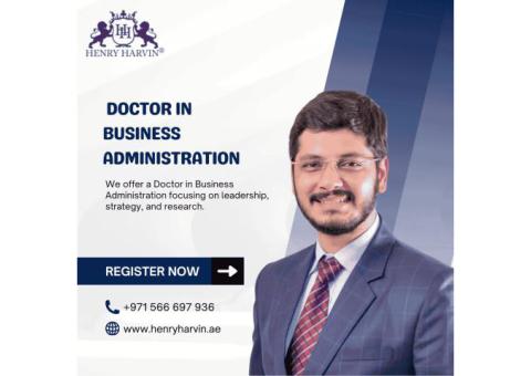 Earn Your Doctorate in Business Administration – UAE (Dubai)