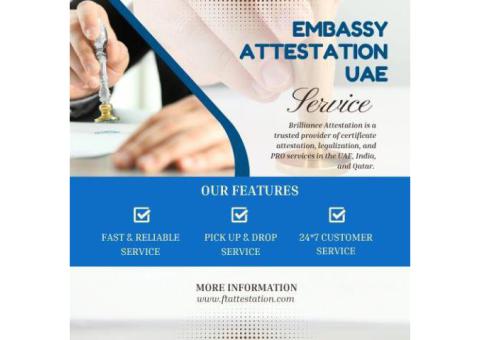 Embassy Attestation Services in UAE