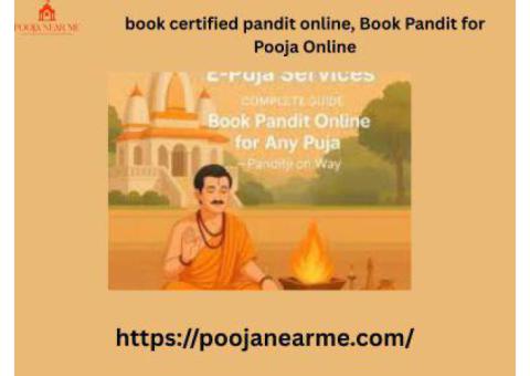 Book Certified Pandit Online – Hassle-Free Pooja Services at Your Convenience