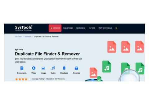 SysTools Duplicates Finder Software