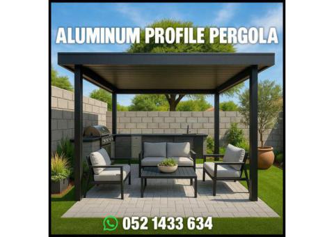 Aluminum Pergola Al Ain | Modern Design Aluminum Pergola in Uae.