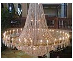 Call us 052-5868078 for Professional Chandelier Installation, Cleaning, Services