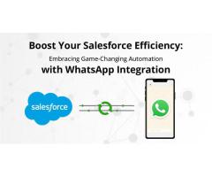 WhatsApp Business Salesforce Integration in India | 360 SMS App