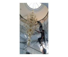 Call us 052-5868078 for Professional Chandelier Installation, Cleaning, Services