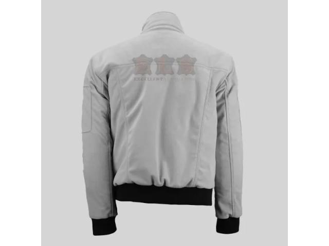 Classic Men Grey Wool Jacket