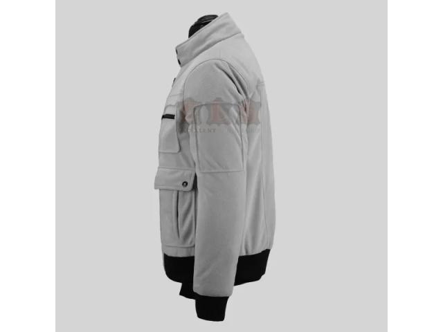 Classic Men Grey Wool Jacket